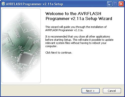 AVRflash Program 7 4.0. Software Installation Before using the AVRfl ash program, it is necessary to install the appropriate driver.