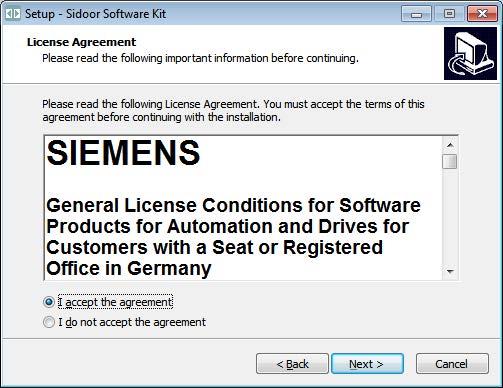 Installation Setup Wizard Click "Next" to follow the wizard. License agreement Accept the agreement, and click "Next" to follow the wizard.