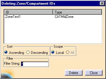 Delete/Rename a Zone This task shows you how to delete or rename a zone. 1. To delete a zone click on the Delete Zone button. The Deleting Zones dialog box will display. 2.