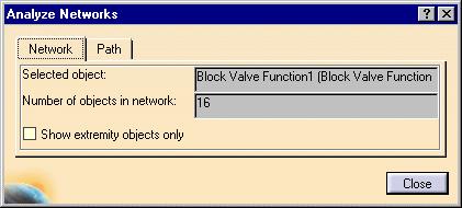 Analyze Network for Connections This task shows you how to analyze a network for connections. This function will show you all objects connected to any selected object.