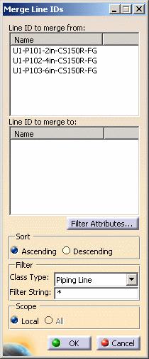 Merging Line IDs This task shows you how to merge the members of one line ID into another line ID 1.