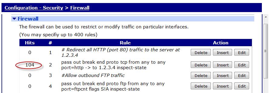 3 CONFIRM HTTP TRAFFIC IS BEING REDIRECTED TO THE PROXY SERVER Using a PC with the TransPort router as its default gateway, open the web browser and try to access any website.