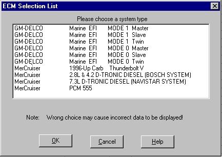 3 Step 2 Turn the engine s ignition switch on. From Diacom s main Data Screen click the ECM selection icon (Fig. 4).
