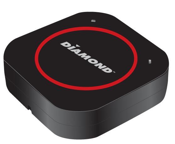 Wireless Bluetooth Music Receiver Quick Start Guide Model: BTM300 Package Contents: Diamond Bluetooth Music Receiver (BTM300) x 1 Quick Installation Guide x 1 3.5mm to 3.5mm stereo cable x 1 3.