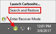 Right-click the file (or folder) and select Carbonite; Don t back this up. Deselecting a file this way will make sure that Carbonite no longer backs up the file.