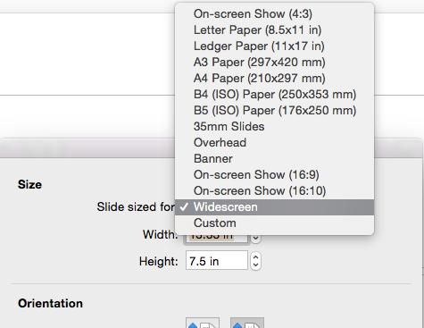 You can also select Page Setup to manipulate the size manually. 4.