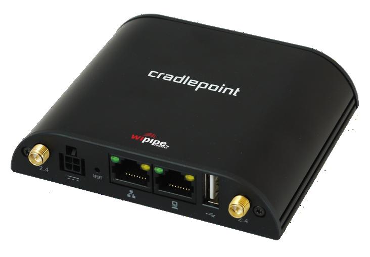 CradlePoint COR IBR600 Series INTEGRATED BROADBAND ROUTERS IBR600/IBR650 Models Hardened for Machine-to-Machine COR IBR600 The CradlePoint COR IBR600 Series is built for your M2M network.