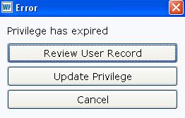 Renewing privilege renews for a full segment of time beginning with the first day of the renewal. The privilege limit is set in the user s Profile policy.