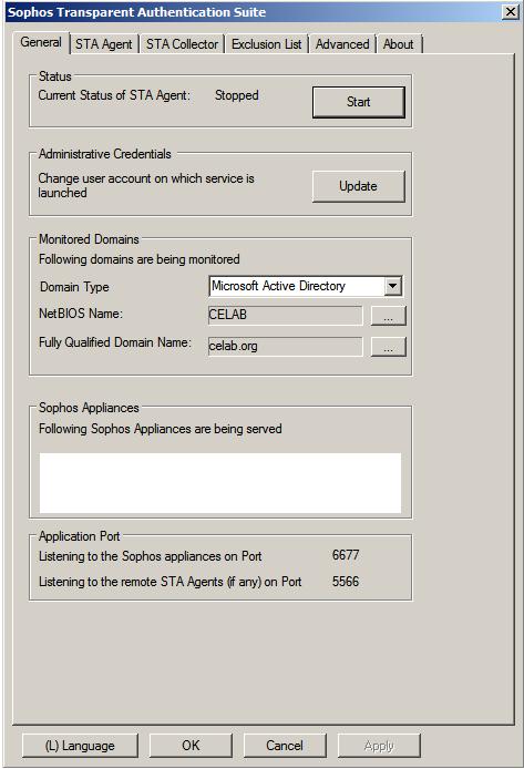 4 Configuration Start STAS Service After configuring STAS on the AD server, you