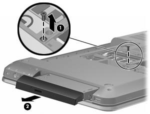 Optical drive NOTE: The optical drive spare part kit includes an optical drive bezel and an optical drive bracket.