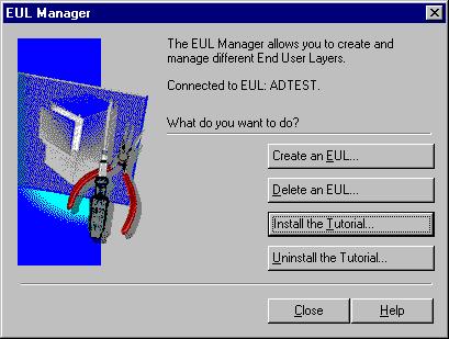 How to install the tutorial business area in another End User Layer When the process is complete Discoverer Administrator displays a dialog indicating that the tutorial data has been successfully