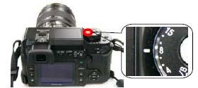 5) Set the SHUTTER SPEED DIAL to the 8 position.