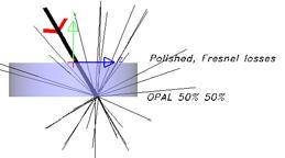 5 as the refractive index of the plastic for example), then the software will