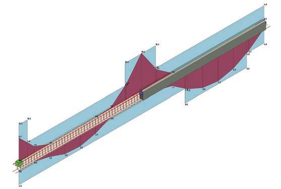 g) Creating the reinforcement drawing Figure 5. Comparison of required and existing reinforcements in Revit (fig.