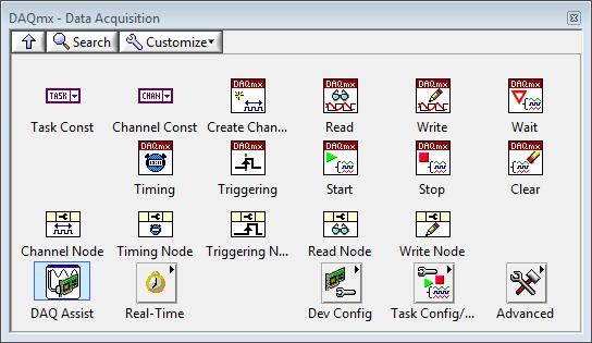 7 Using mydaq in LabVIEW If you want to use the mydaq inside LabVIEW for Data Acquisition, you either use the traditional NI-DAQmx features or you may use NI-ELVISmx features.