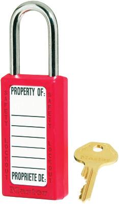 Colored bumper sections are used to identify department or employee and optional lock identification tags and labels are available. Sold individually, 6 per box.