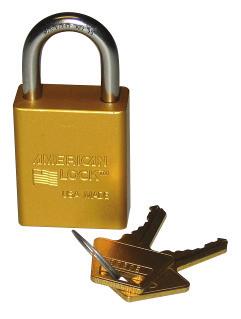 Lock, Green 3 Shackle Lock, Gold 3 Shackle Lock, Black 3 Shackle Lock, Red 3 Shackle Lock, Yellow Photo I.