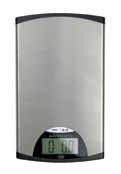 s HB-6 Black 72192 814859010550 Digital scale with large 4 liter removable bowl Capacity & readability 6.0 lbs. / 0.1 oz. calibrates w/2000g Weighing units g, oz, lb, lb/oz LCD display size 0.9 x 2.