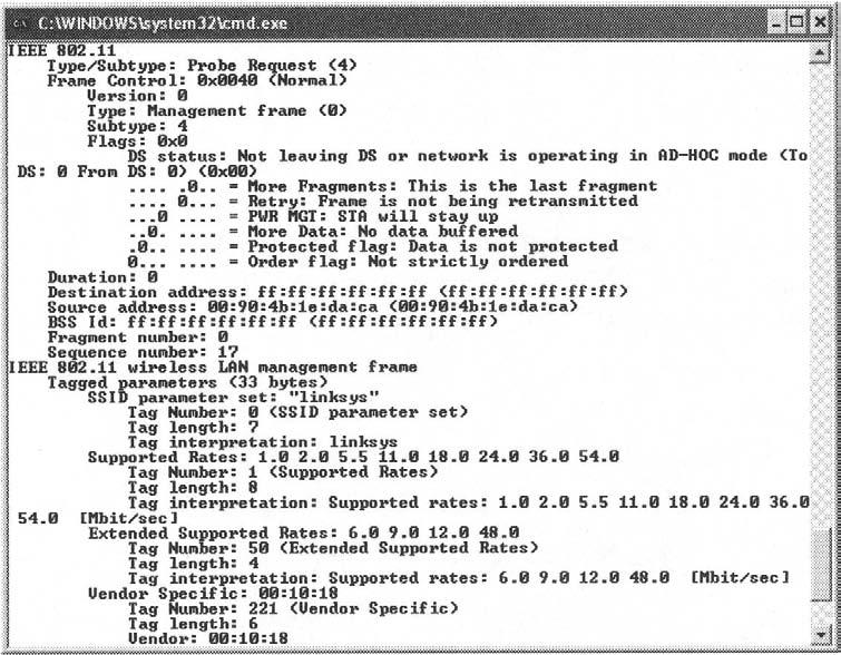 340 Chapter 6 Wireless Sniffing with Wiresharic ;ftf> UNIX operating systems are distributed with several text-processing tools that make parsing and extracting data from text-based output simple.