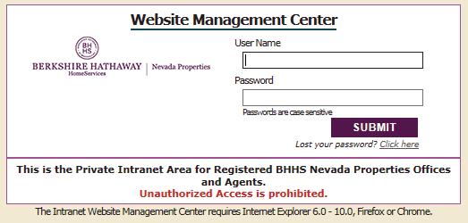 How to Log in to your Virtual Agent Center You can select