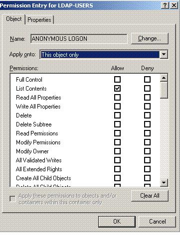 Use LDP to Identify the User Attributes This GUI tool is a LDAP client that allows users to perform operations, such as connect, bind, search, modify, add, or delete, against any LDAP compatible