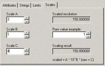 Attributes tab (see Step 3). You can set the limits for each field of a structure or union.