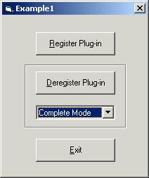 2. Click the arrow beneath the Deregister Plug-in button and select one of the following: Minimal Mode Removes the entries for this plug-in from the Windows registry.