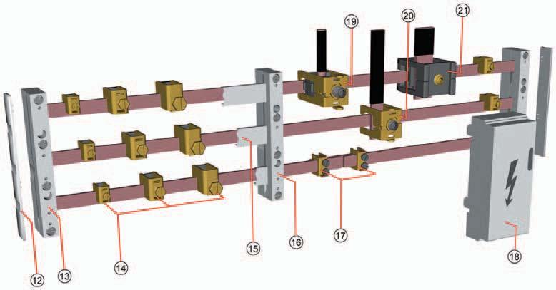 Busbar Adapter Systems General data Benefits Compared to conventional configuration in switchgear and control cubicles, this technique allows important cost savings and offers the following