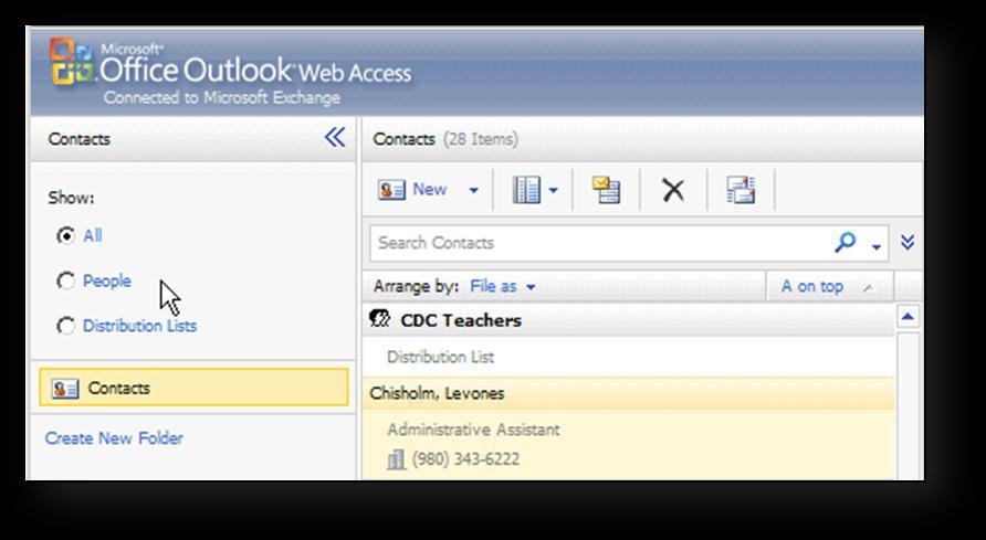 Outlook 2007 Contacts Page 33 Outlook 2007 Contacts Add Contacts There are several ways to add contacts to your Outlook Address Book, including: Manually input contact information using the New
