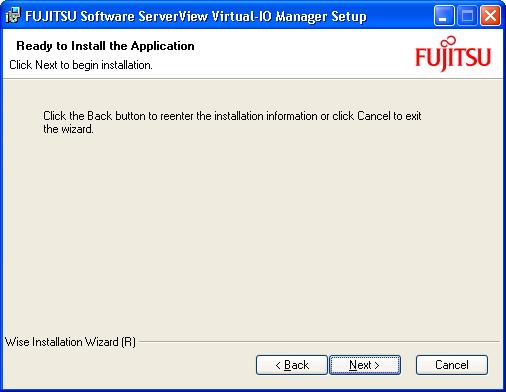 3.2 Installing the Virtual-IO Manager on a Windows-based CMS 11. Click Next.