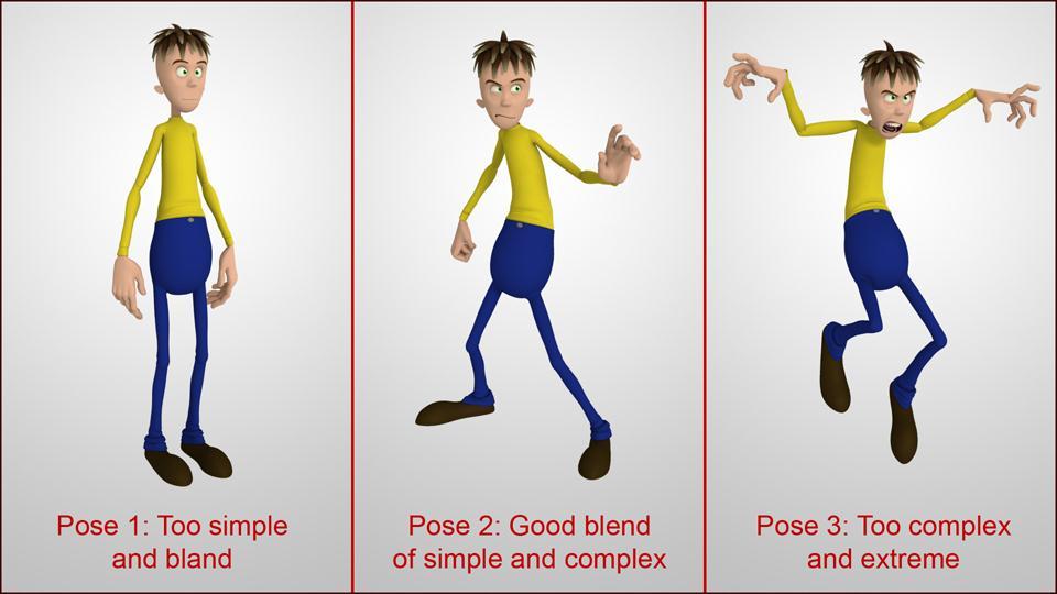 2 Creating Loopable Animations Figure 2. Some examples of good and bad base poses Pose 1 in Figure 2 shows a character pose that s bland and uninteresting.