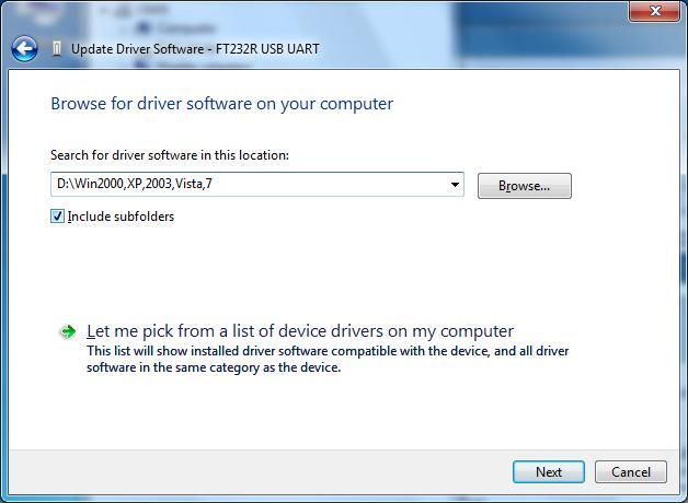 Driver Installation Windows 7 8.