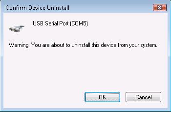 Serial Port (COM#) and right click on any USB Serial Port.