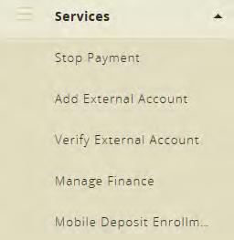 Online Banking along with the current status, recurring transactions, and a history of Mobile Check deposits Statements displays e-statements for each of your accounts linked to Online Banking Person