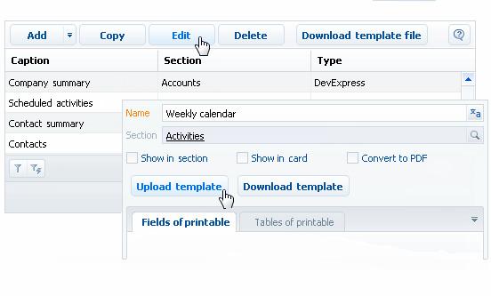 User guide Fig. 182 Downloading the MS Word printable template 5. Select the previously saved template. 6. Save the printable card.
