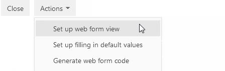 Web form setup for automatic lead registration ADDING A WEB FORM 1. Click the [Add form for external web resource] button on the page containing a list of web forms. 2.