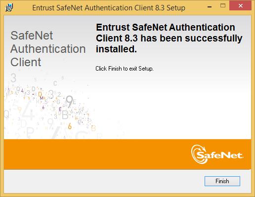 Installing your Entrust certificate on a token 17 The Updating System page appears. The page displays the progress of the installation.