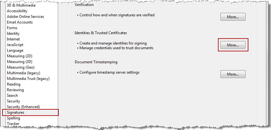 Signing a document Signing a PDF document You can add one or more digital signatures to a PDF file or form using Adobe Acrobat or Adobe Acrobat Reader.