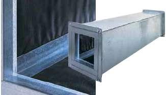 Facing Options Acoustituff A tough lightweight foil vapour barrier that offers excellent economical solution for foil lining of internal duct insulation.
