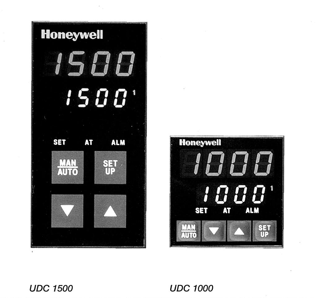 UDC 1000 and UDC 1500 MICRO-PRO SERIES UNIVERSAL DIGITAL CONTROLLERS EN0I-6041 12/99 PRODUCT SPECIFICATION SHEET OVERVIEW The UDC 1000 and UDC 1500 are microprocessor-based 1/16 DIN and 1/8 DIN