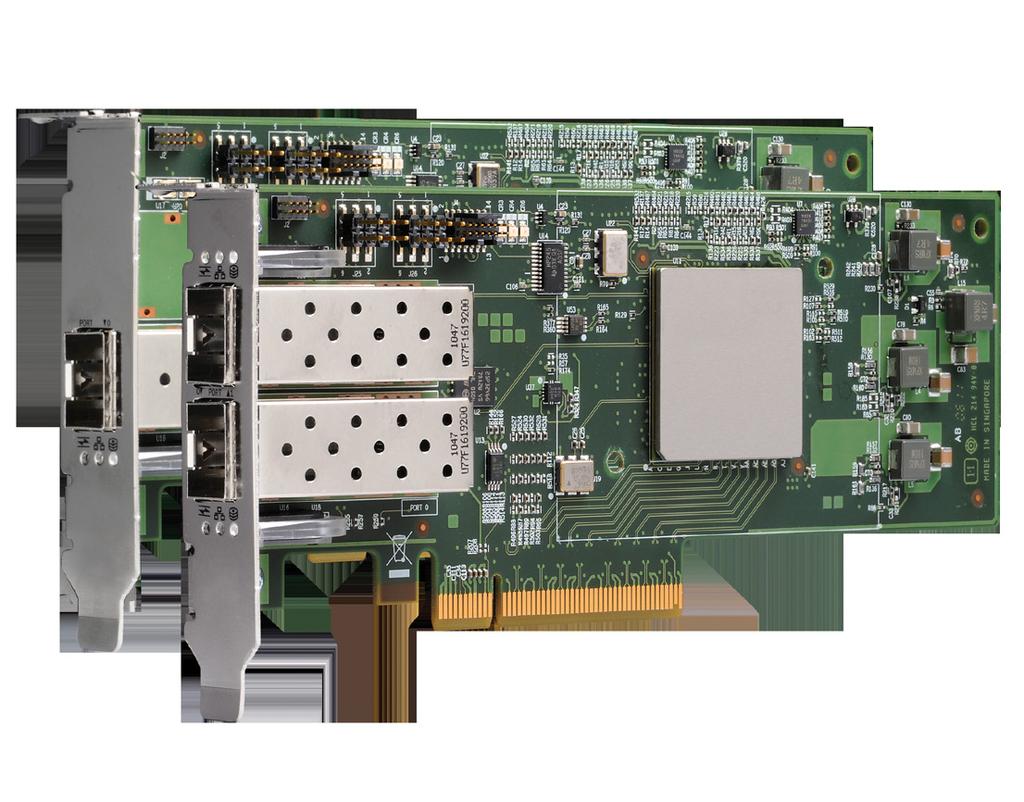 QLogic BR-1860 Fabric Adapter Provides a class of adapters that meets all Fibre Channel and Ethernet connectivity needs in cloud-enabled data centers Supports Gen 5 Fibre Channel and 10GbE DCB