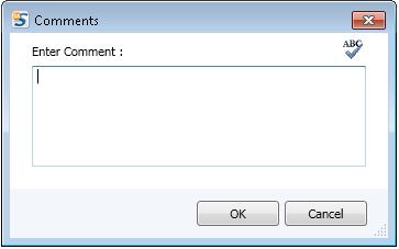 COMMENTS Comments Whenever you click a Comment icon next to an element in SMART Single Audit Field Work, the