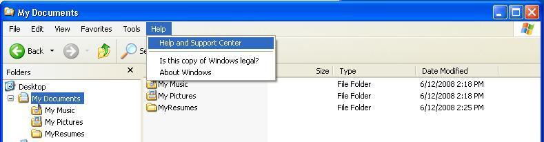 Handling File Problems If you encounter a problem while using Windows Explorer, the best place