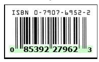 Examples of Identifiers found on DVDs: Barcodes ISBN (first digits = 978 or 9791 9799)