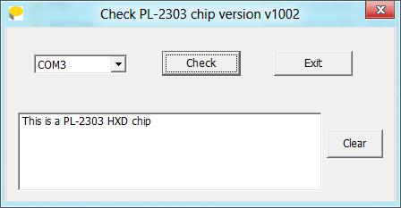 Windows 8 Support Notice This section will guide you on what PL-2303 chip versions are supported by Prolific in Windows 8: Chip Version Chip Availability Windows 8 (32 & 64 bit) PL-2303H Discontinued