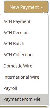 ACH Payment Select the Effective Date, and review the information presented.