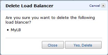 Terminate Your Amazon EC2 Instances in Your Auto Scaling Group 5. When a confirmation message appears, click Yes, Delete. Elastic Load Balancing deletes the load balancer.