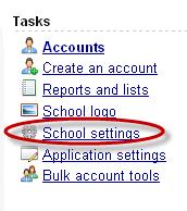143 9. From this page, you have the option to Change Password, Delete this Logo, or upload another logo. SCHOOL SETTINGS Some parts of the Education Desktop can be customized for your school.
