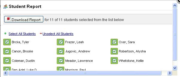 89 3. In the View this assignment by field click on the to access the All Classes option and to be able to expand the list to display individual classes.
