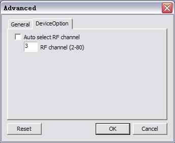 (3) Select Auto selection RF Channel to enable this function. (4) Click the button OK to save the setup. 1.